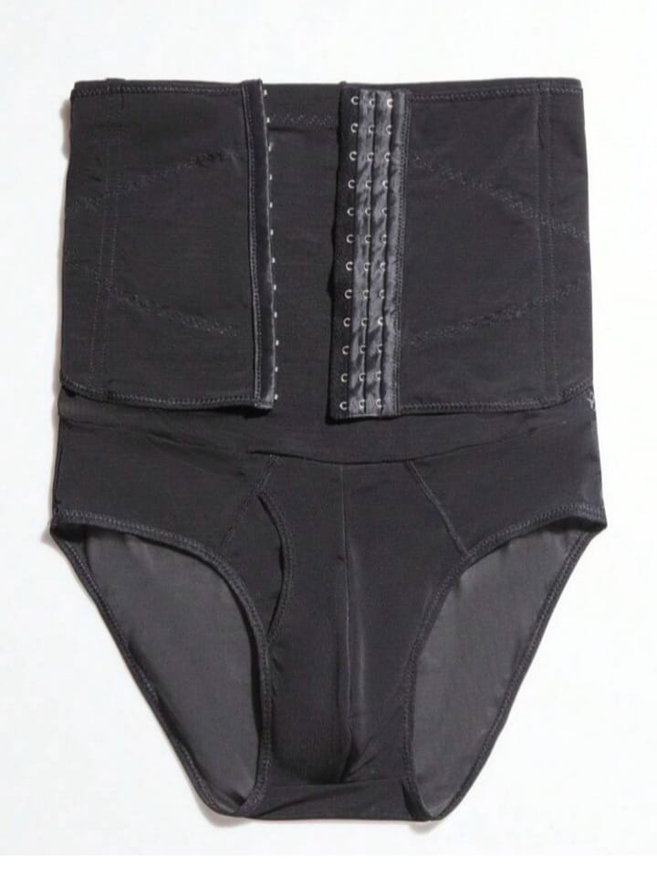 B-FIT Men's High Waist Mesh Patchwork Briefs Shapewear